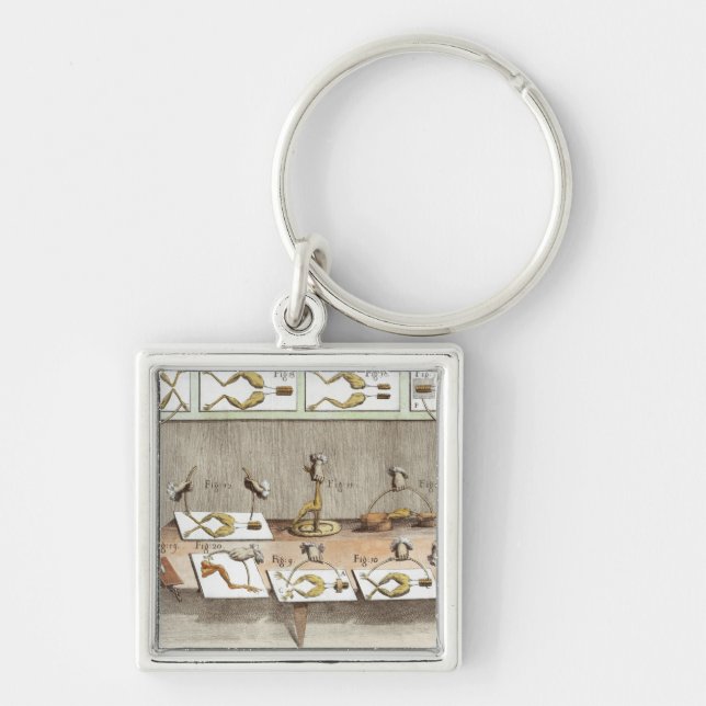 Experiment on frogs keychain (Front)