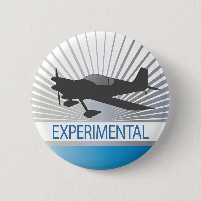 Experimental Aircraft Pinback Button (Front)