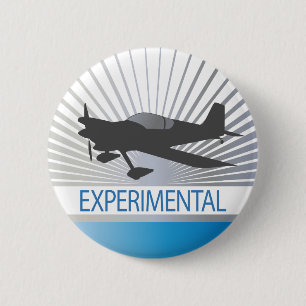 Experimental Aircraft Pinback Button