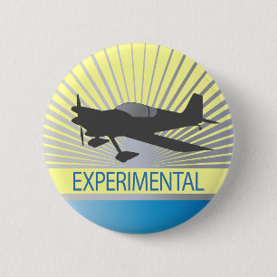 Experimental Aircraft Pinback Button