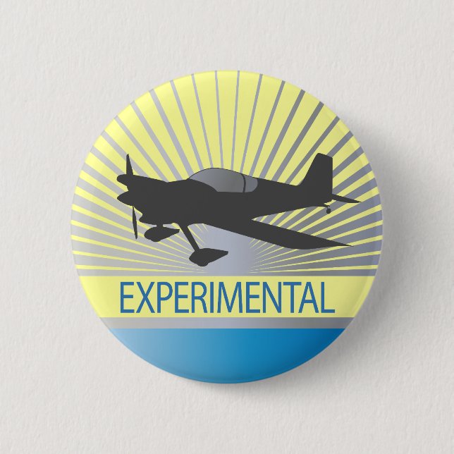 Experimental Aircraft Pinback Button (Front)