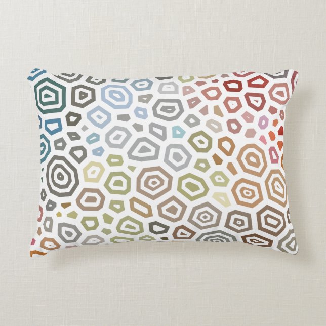 Experimental pattern 2 accent pillow (Front)