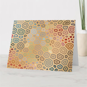 Experimental pattern 7 thank you card