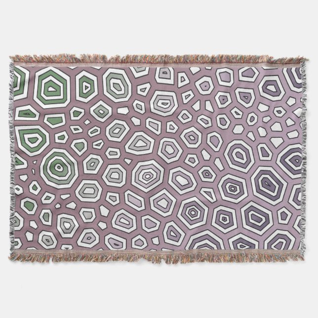 Experimental pattern throw blanket (Front)