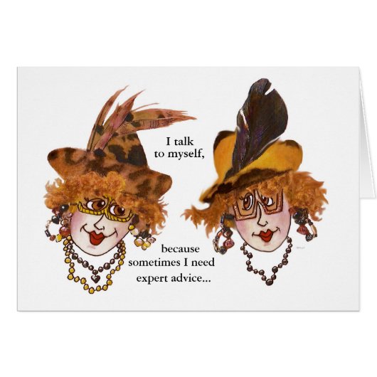 Expert Advice and Rolling Eyes Cards (Front Horizontal)
