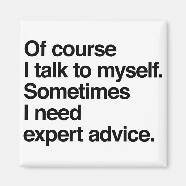 Expert Advice Magnet (Front)