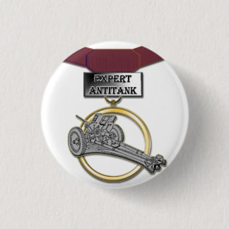 Expert Antitank Gunner medal button