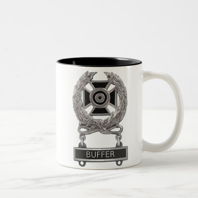 Expert Buffer Badge Two-Tone Coffee Mug (Right)