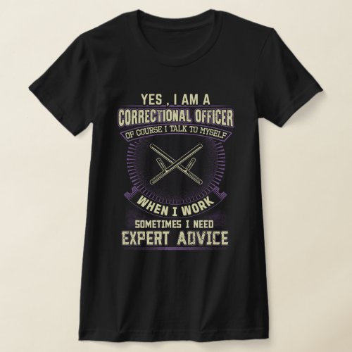 Expert Correctional Officer Advice T_Shirt