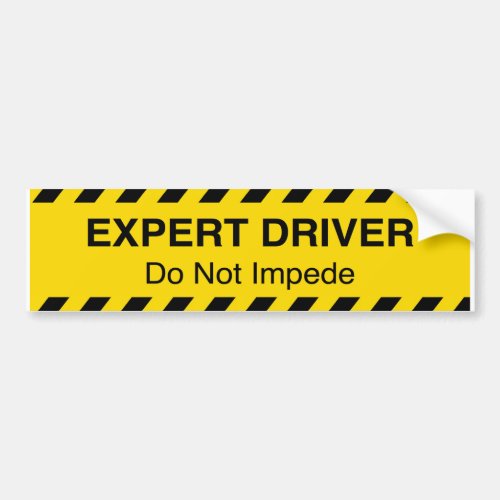 Expert Driver Sticker