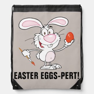 Expert Easter Egg Decorator Drawstring Bag
