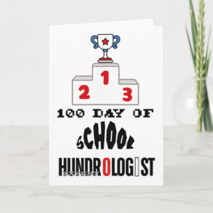 Expert Hundrologist Days Byck To School Science Te Card