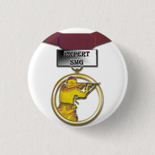 Expert SMG medal button