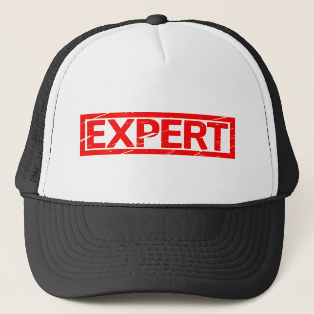 Expert Stamp Trucker Hat (Front)