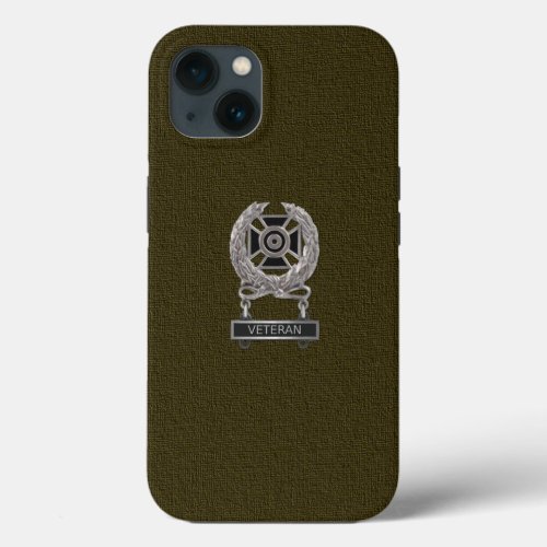 Expert Veteran Badge Medal iPhone 13 Case