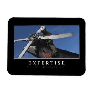 Expertise: Inspirational Quote Magnet