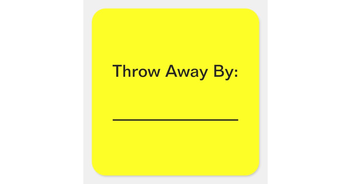 Expiration Date Stickers | Zazzle