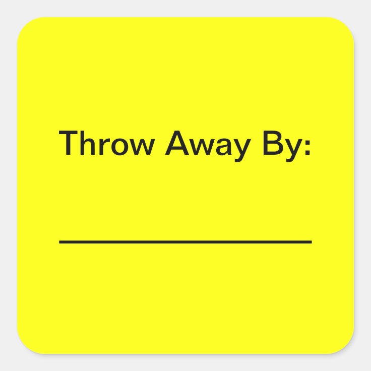 Expiration Date Stickers Zazzle