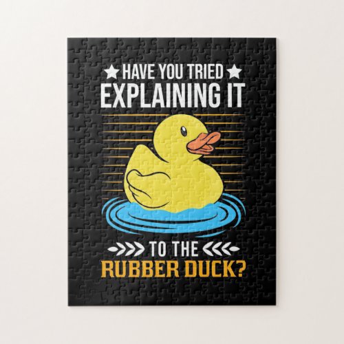 Explain It To The Rubber Duck Jigsaw Puzzle