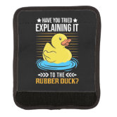 Custom Rubber Duckie Luggage Handle Cover (Personalized)