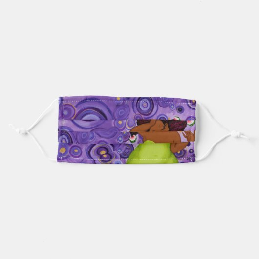 EXPLAIN- karinsArt karin turner Adult Cloth Face Mask (Front, Folded)