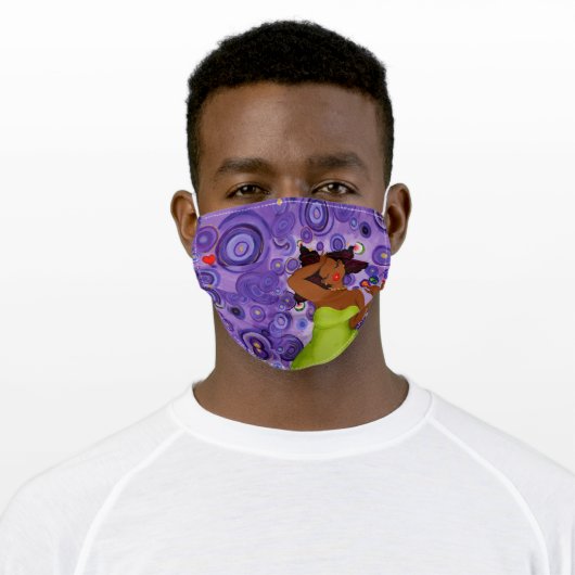 EXPLAIN- karinsArt karin turner Adult Cloth Face Mask (Worn)