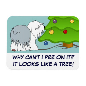 Explain the meaning of Christmas to your dog now! premiumfleximagnet
