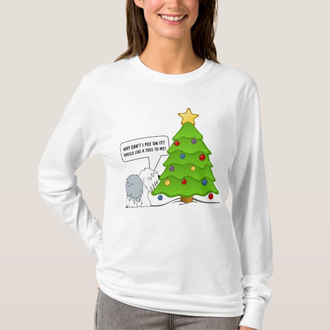Explain the meaning of Christmas to your dog now! T-Shirt (Front)