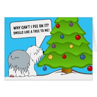 Explaining Christmas to Your Dog Greeting Card