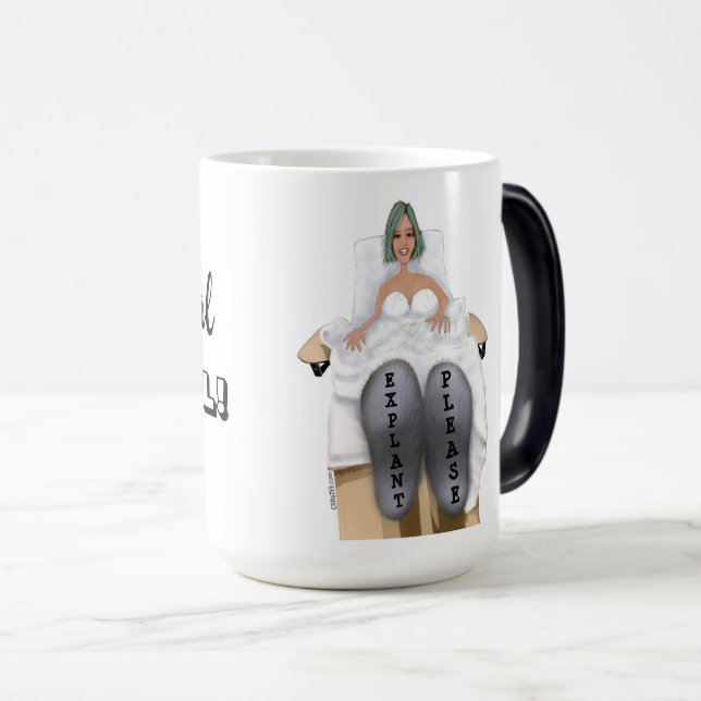 Explant Please Breast Implant Awareness Coffee Mug (Front Right)