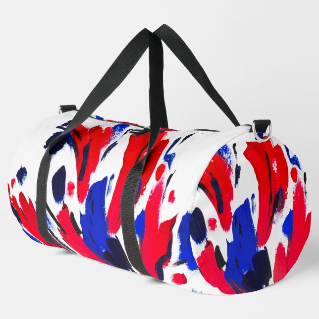 Exploded flower duffle bag (Left Corner)