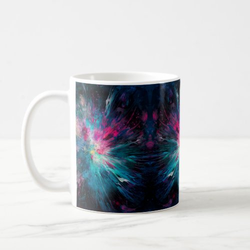 Exploding Dust Particles Coffee Mug