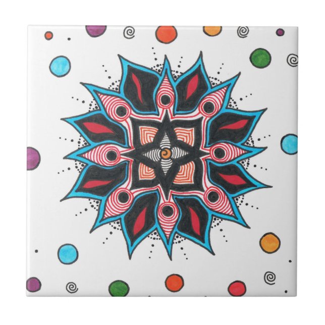 exploding / expanding ceramic tile (Front)