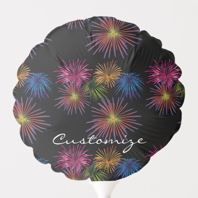 Exploding Fireworks Thunder_Cove Balloon (Front)