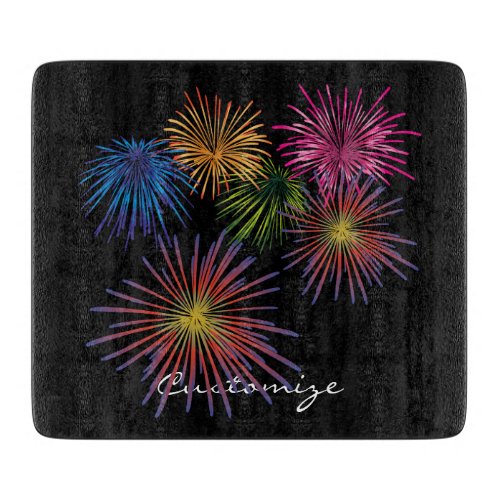 Exploding Fireworks Thunder_Cove Cutting Board