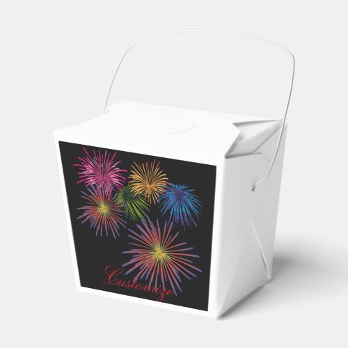 Exploding Fireworks Thunder_Cove Favor Boxes