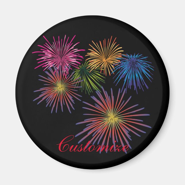 Exploding Fireworks Thunder_Cove Magnet (Front)