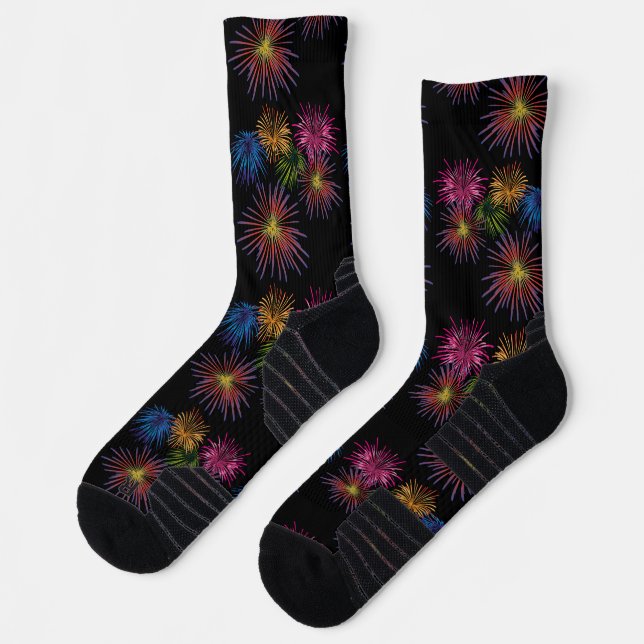 Exploding Fireworks Thunder_Cove Socks (Left)