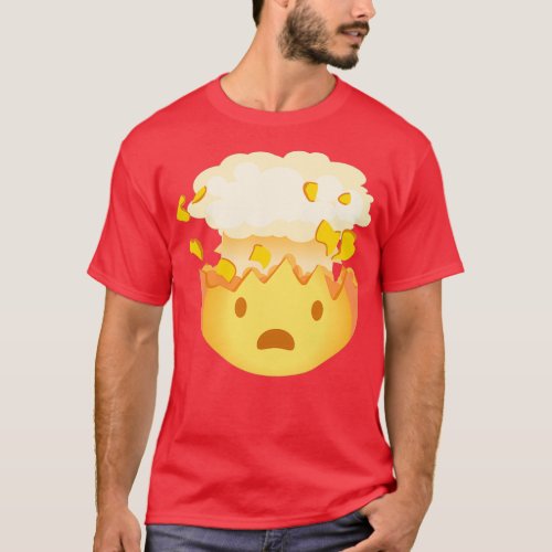 Exploding Head Emoji T_Shirt
