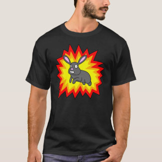 Exploding Rabbit Dark Shirt