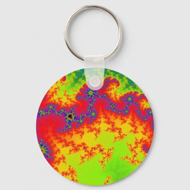 Exploding Rainbow Keychain (Front)