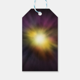 Exploding Star Cool Digital Space Artwork Gift Tags