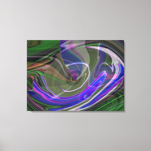 Exploding Universe Abstract III Wrapped Canvas Print (Front)