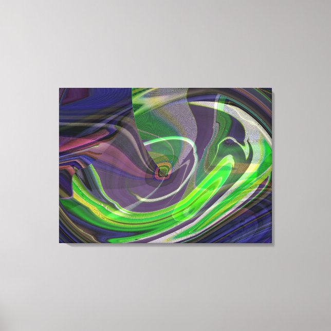 Exploding Universe Abstract IV Wrapped Canvas Print (Front)