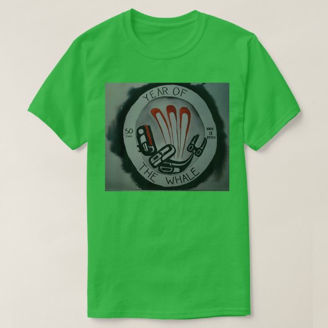 Exploding Whale Native Version T-Shirt (Design Front)