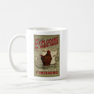 Exploding Wicker Chicken Finishing School Coffee Mug