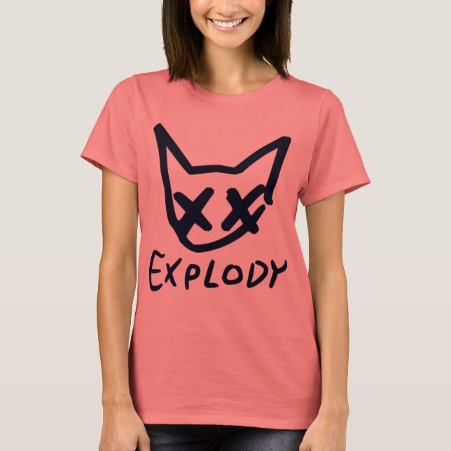 Explody the Cat T-Shirt (Front)