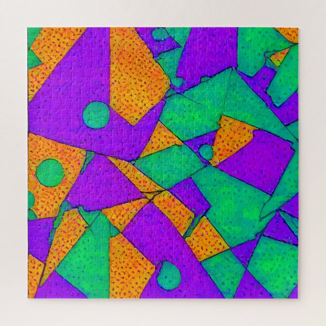 Exploited - Ken Gage Abstract Jigsaw Puzzle (Vertical)