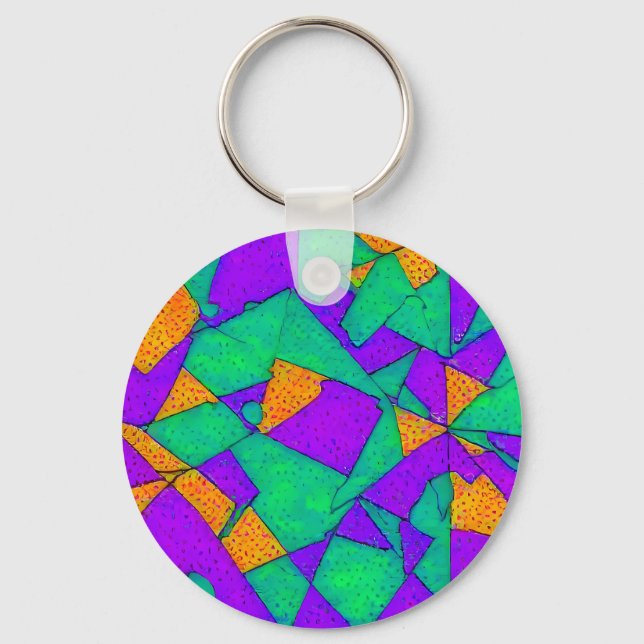 Exploited - Ken Gage Abstract Keychain (Front)