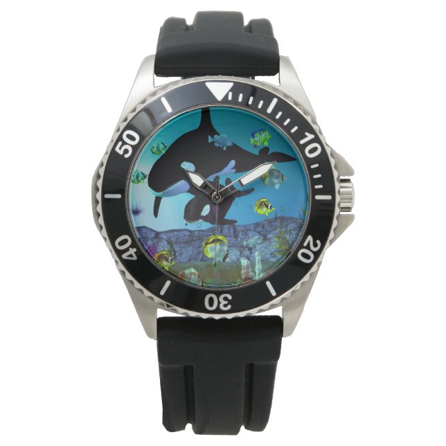 Exploration 3D Aquarium ORCA Watch (Front)